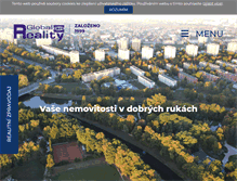 Tablet Screenshot of globalreality.cz